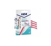 Lea Women Premium 2 Lâminas Descartáveis Lâminas 4 u