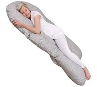 Leachco Back 'N Belly Bunchie almohada para embarazo/maternidad, color gris