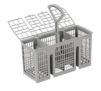 Lead Home - Cesta de cubiertos universal para lavavajillas Bosch Siemens Bauknecht - Cesta para cubiertos - Mango redondo extraíble