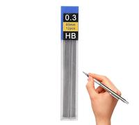 lead pencil refills - 12 Piece Replacement Lead Refills | Metal Mechanical Pencil Leads for Drawing and Writing | 0.3mm 0.5mm 0.9mm Refill for Students School and Home Office