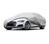 Leader Accessories Funda Completa para Coche Premium de 5 Capas, Impermeable, Transpirable, Ajuste Universal (Sedán-432x155x127cm,Gris)