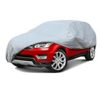 Leader Accessories Funda Completa para Coche Premium de 5 Capas, Impermeable, Transpirable, Ajuste Universal (SUV-475x185x178cm,Gris)