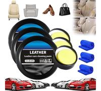 Leader Cleaning And Care Cream & Cleaning Paste for Leather Care,Automotive Interior Leather Cleaning Cream,Car Leather Conditioner Oil Paste, Leather Repair Kit for Car (3)