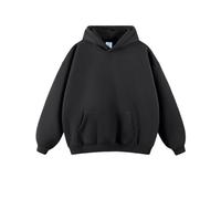 Leader of the Beauty Sudadera con capucha unisex de gran tamaño para mujer, de forro polar pesado, vintage, ropa de calle, Negro, XL