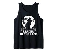 Leader of The Pack Wolf Paw - Gráfico de liderazgo Familiar Camiseta sin Mangas