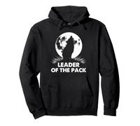 Leader of The Pack Wolf Paw - Gráfico de liderazgo Familiar Sudadera con Capucha