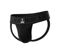 LEADER - Ropa Interior Hombre - Sports Mesh Jockstrap Black - 1x Tamaño XXL