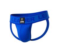 LEADER - Ropa Interior Hombre - Sports Mesh Jockstrap Blue - 1x Tamaño M