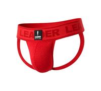 LEADER - Ropa Interior Hombre - Sports Mesh Jockstrap Red - 1x Tamaño XS