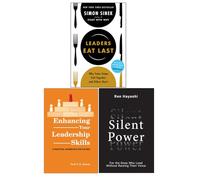 Leaders Eat Last by Simon Sinek, Enhancing Your Leadership Skills by Prof. V.K.Simon & Silent Power by Ren Hayashi 3 Books Collection Set