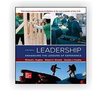 Leadership: Enhancing the Lessons of Experience