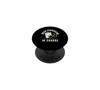 Leadership Funny Camp Quote Head Counselor In Charge PopSockets PopGrip Adhesivo