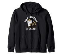 Leadership Funny Camp Quote Head Counselor In Charge Sudadera con Capucha