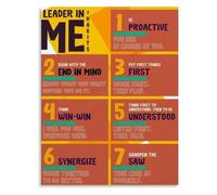 Leadership Habits Poster for Happy Kids Classroom