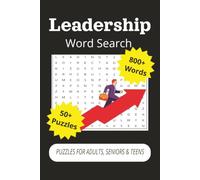 Leadership Word Search Puzzle Book: Word Search with Easy to Read Print about Leadership, for adults, Seniors and Teens | 6x9 Inches, 110 pages | More ... Gift for Vacation, Holiday and Free Times.