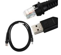 Leadigol Cable USB para escáner, cable de datos compatible con serie, cable adaptador de escáner para Honeywell USB a RJ45, escáner de línea de escaneo compatible con escáner de código de barras