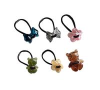 Leadigol Corbatas, Oso Tie Hair Rope, Sweet Hair Ties Cola de caballo titulares, goma elástica de pelo Tie joyas, cola de caballo cuerda de pelo de goma bandas, cola de caballo
