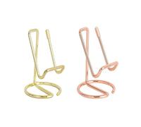 Leadigol Soportes para Moviles, Soporte de teléfono celular para escritorio, soporte de alambre de metal para teléfono celular, soporte para tarjetas de visita, soporte multiusos compatible