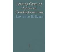 Leading Cases on American Constitutional Law