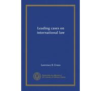 Leading cases on international law