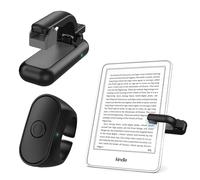 LeadsaiL Control Remoto Página Turner para Kindle Paperwhite/Scribe/Oasis, RF Control de Página Remoto Clicker para iPad Tablets Comics, Tomar Fotos Cámara Grabación de Video Remoto disparadores-Negro