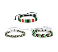 LEADSDGE Accesorio cultural único ajustable para hombre y mujer palestina, tejido a mano, étnico palestino