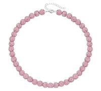 LEADSDGE Collar de béisbol atlético con diamantes de imitación, cadena de clavícula de discoteca, accesorio deportivo elegante para atletas competitivos