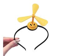 LEADSDGE Diadema colorida con forma de hélice estéreo para adultos, adolescentes, mujeres, spa, maquillaje, fotos, carnavales, fiestas, diadema de hélice