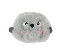 LEADSDGE Pelota de peluche que hace ruido, juguete para gatos que hace ruido, bola de felpa para aliviar la curiosidad durante el juego, perfecto para gatos, perros, chirriantes para masticadores