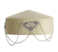 LEADSDGE Sombrero étnico kazajo con flecos tradicional y modernidad, perfecto para los amantes de la cultura y los participantes del evento, sombrero popular unisex, O, Talla única