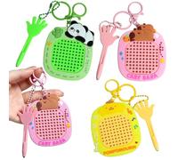 LEADSTAR 3 Piezas Llavero Antiestres, Llavero Fidget Toys con Pizarra Magnética y Laberinto, Juguete Antiestres Niños y Adultos, Detalles Cumpleaños Niños Colegio, Regalo Cumpleaños Infantil