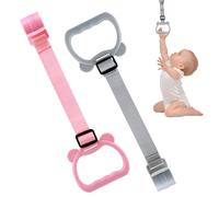 LEADSTAR Anillas para Cunas y Parques, 2 Piezas Anillas Parque Bebe, Anillas para Cunas y Parques, Anillos de mano desmontables con borde suave, Ayuda a su Bebe a Ponerse de Pie Facilmente- Ajustable