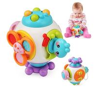 LEADSTAR Juguetes Niños 1 2 Año,6 in 1 Jeux Montessori Busy Board Cubes,Sensoriales Juegos de Actividade Motricidad Fina Educativos Regalo para Cumpleaños Navidad para Niños Niñas (A)