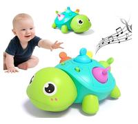 LEADSTAR Musical Juguete Gattonare Bebé 0-12 meses, Juegos Interactivos Sensoriales Niños 1 Año, Juego para Gatear con Música y Luces, Regalo Niña Niño para Cumpleaños Navidad