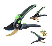 LEADSTAR Tijeras de Podar Profesional con Hoja SK5, Corte Bypass Preciso - Mango Metálico Antideslizante - Diseño Ergonómico Ideal para Injertar, Rosales y Frutales