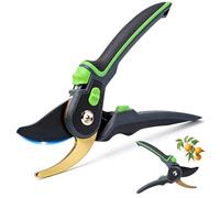 LEADSTAR Tijeras de Podar Profesionales con Mango Antideslizante - Regalo Ideal para el Día del Padre, Corte Bypass Preciso para Rosales y Frutale