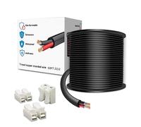 LEADTOPS 15.24M 22 Calibro 22/2 2 Cavo Elettrico a 2 Núcleo per Conduttore per Luce a LED, Automobile, Equazione Della Barca