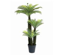 Leaf and Stone Planta artificial de helecho arbóreo de palmera de 160 cm - Palmera artificial en maceta - Decoración tropical de la habitación, fácil de limpiar y de aspecto real, para salón y oficina