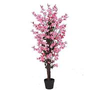 Leaf Árbol Artificial de Flores Rosas de 120 cm