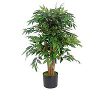 Leaf AZ-FICUS - Árbol de ficus Artificial Realista, 90 cm, árbol Similax