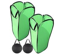 Leaf Bag Holder 2pcs Oxford Foldable Collecting Chute, Garden Trash Outdoor