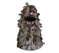 Leaf Camouflage Head Cover - 3D Full Cover, Hunting Fishing Hood, Outdoor Concealment Gear, Breathable Face, Lightweight Protective Accessory | Wilderness Game Gear for Hunting Camping Game