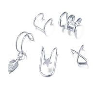 Leaf Clip Earring For Without Piercing Vintage Crystal Ear Cuff Girls Jewerly Gifts Women Earrings