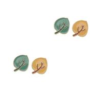 Leaf Clothes Pins Decor Back Birthday Shawl Fall Women Brooch for Men Vintage Brooches Suit Pin Zinc Alloy