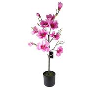 Leaf Design UK - Árbol de Flores Artificiales realistas, 110 cm, Magnolia Rosa