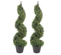 Leaf Design UK Buxus - Árbol de boj en Espiral, 90 cm