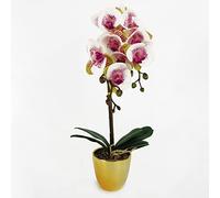 Leaf Design UK - Orquídea Artificial Realista en Maceta