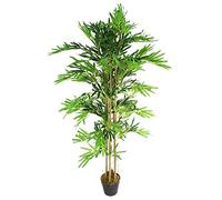 Leaf Design UK - Plantas y árboles Tropicales Artificiales, Color Verde Natural, 150 cm