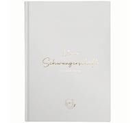 LEAF & GOLD® Diario de embarazo I Diario de embarazo para registrar I Gran regalo para embarazadas y futuras madres