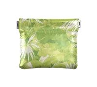 Leaf Green - Cartera de cuero para mujer, bonita bolsa de maquillaje para mujer, Verde hoja, 1 size, Moderno